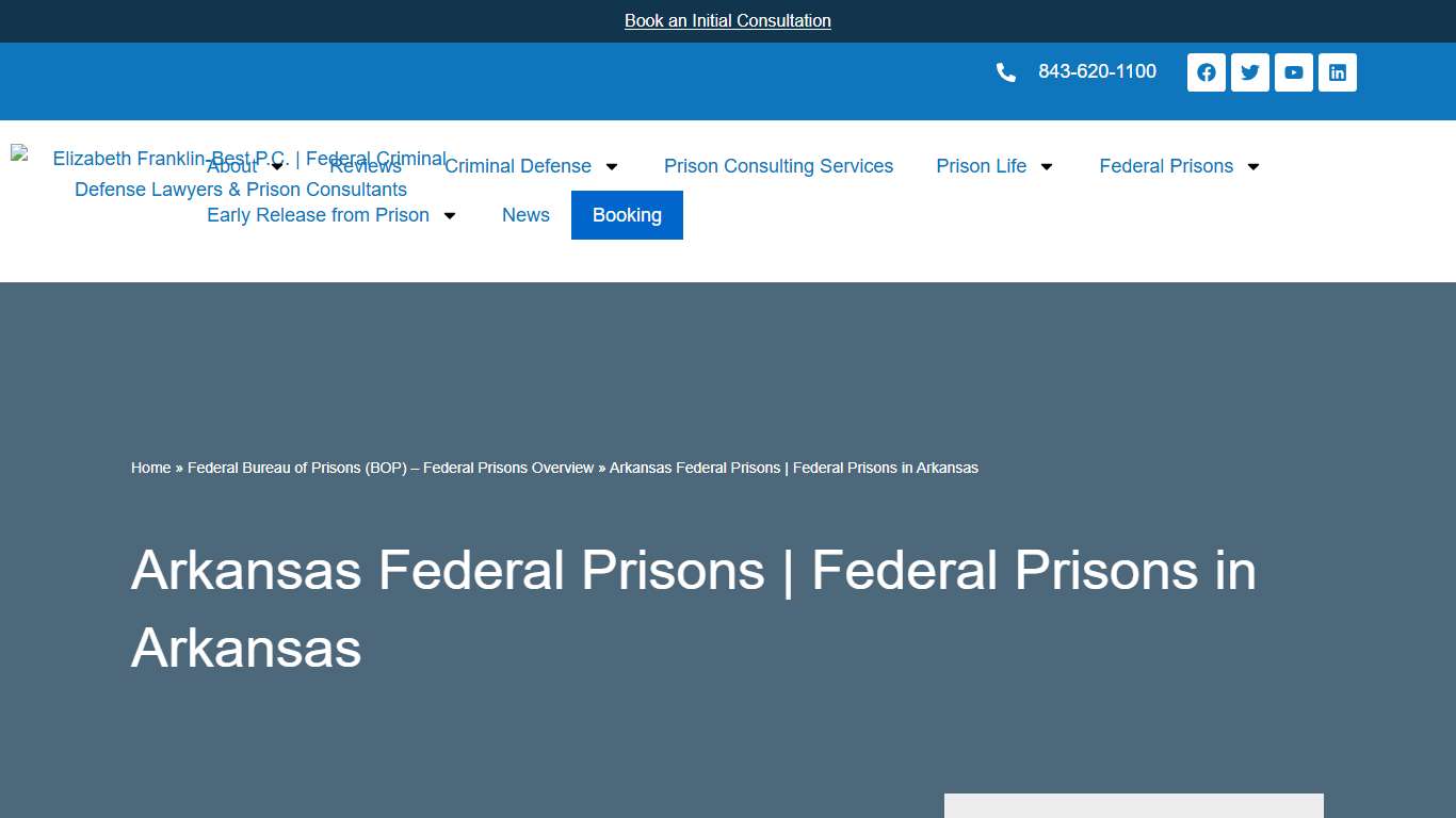 Arkansas Federal Prisons | Federal Prisons In Arkansas